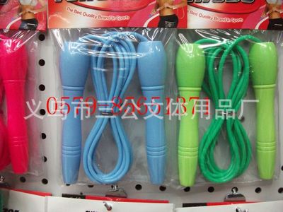 跳繩新選擇 優質木柄PVC耐用加重型跳繩——義烏市三公文體用品廠的專業制造